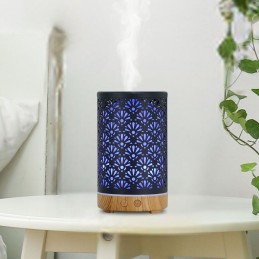 Diffuseur d'huiles essentielles Sofia en métal avec télécommande pour aromathérapie