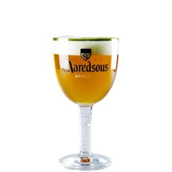 Verre bière d'Abbaye de Maredsous 25 cl