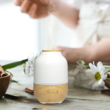 Diffuseur d'huile essentielle Purisia en bois et céramique pour aromathérapie, diffusion à froid des huiles essentielles