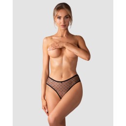 Nuites culotte haute - Noire L/XL - Obsessive - Lingerie Femme
