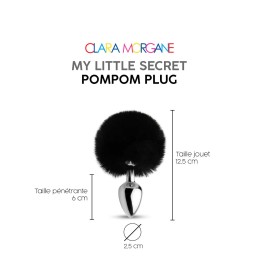 My little secret pompom plug - noir Taille unique