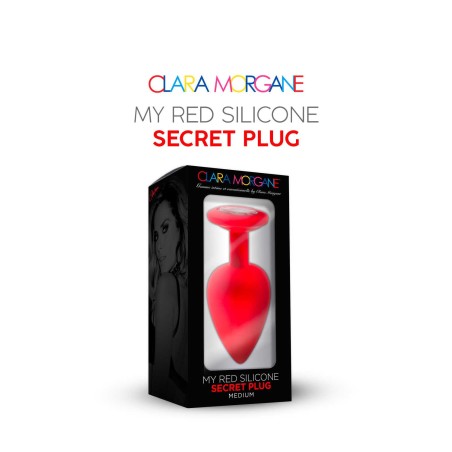 My red silicone secret plug medium Taille unique - Clara Morgane - Anal