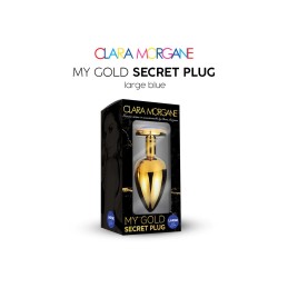 My Gold Secret Plug - Bleu S