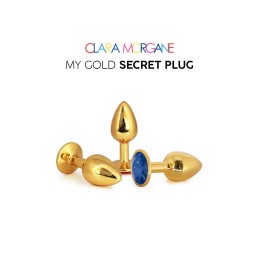 My Gold Secret Plug - Bleu S