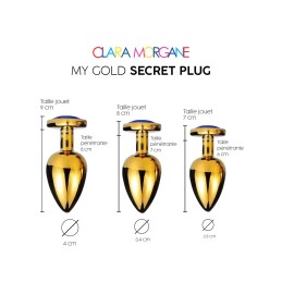 My Gold Secret Plug - Bleu S