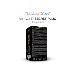 My Gold Secret Plug - Noir M