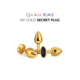 My Gold Secret Plug - Noir M