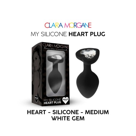 My Silicone Heart Plug - Noir S - Clara Morgane - Anal