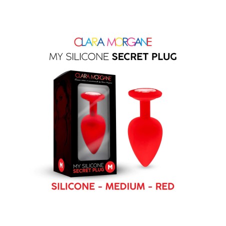 My Silicone Secret Plug - Rouge M - Clara Morgane - Anal