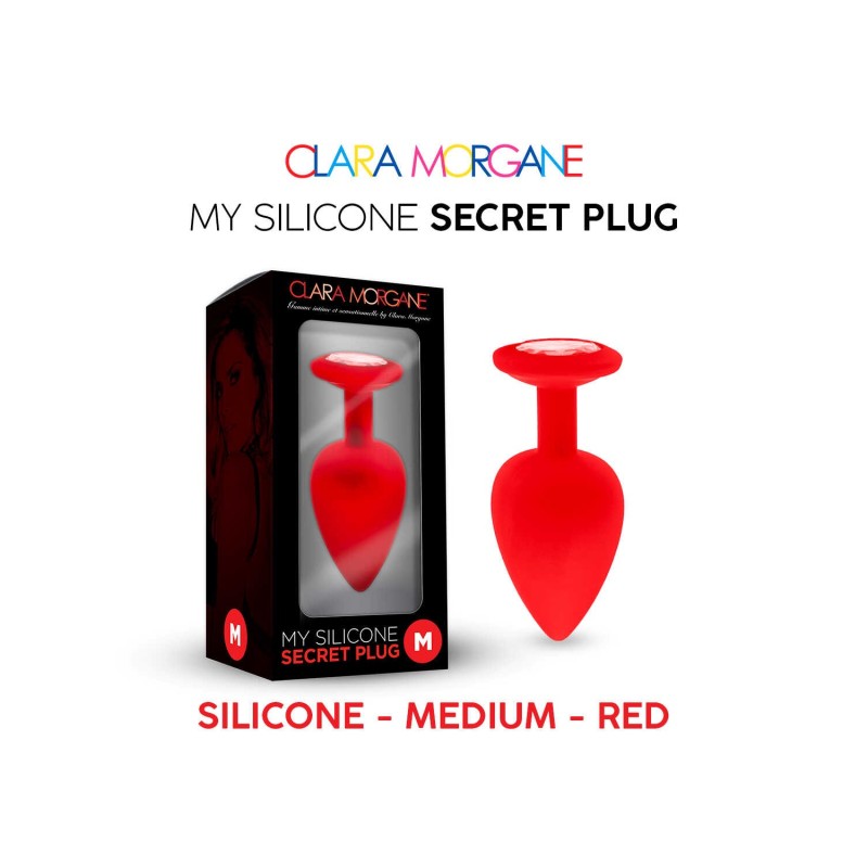 My Silicone Secret Plug - Rouge L - Clara Morgane - Anal