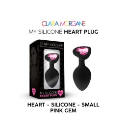 My Silicone Heart Plug - Gem rose L