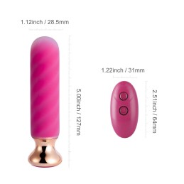 Rose twister - Plug anal vibrant télécommandé - Rose