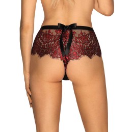 Redessia Shorty  - Rouge et Noir S/M - Obsessive - Lingerie Femme