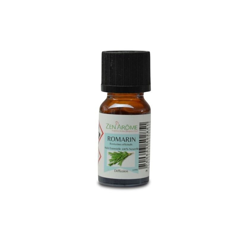 Photo de l'huile essentielle de romarin 10 ml – idéale pour aromathérapie, naturelle et conditionnée en France