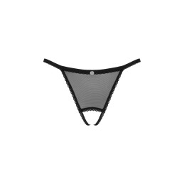 Celia string ouvert noir M/L