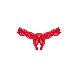 Amor Cherris string ouvert - Rouge L/XL