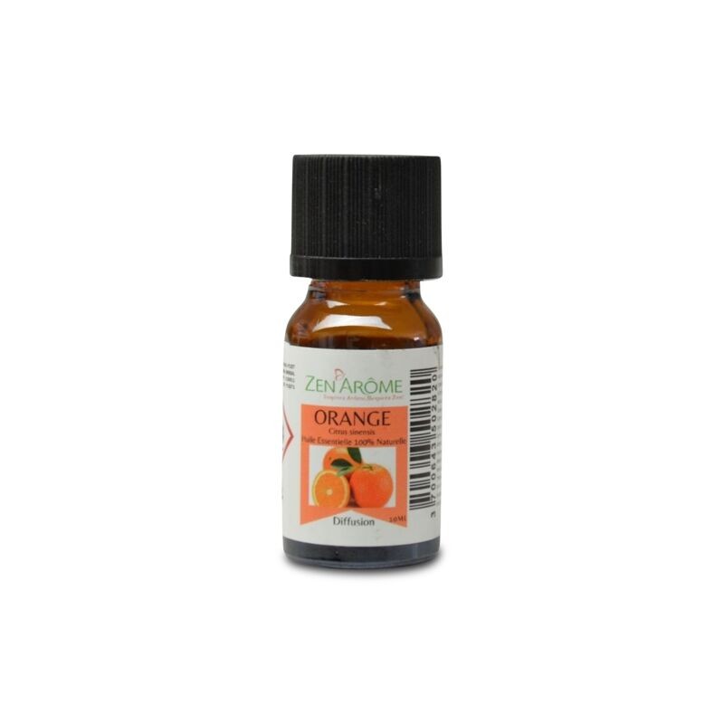 Flacon d'huile essentielle orange douce 10ml - 100% naturelle, aromathérapie, conditionnée en France