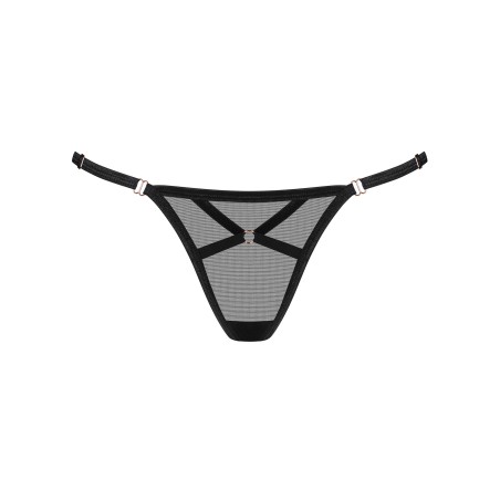 Euridia tanga - Noir XS/S - Obsessive Freedom - Lingerie Femme