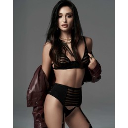 Lune Bellis string - Noir XS/S