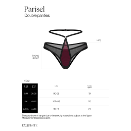 Parisel double culotte XXL/XXXL