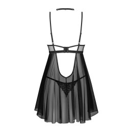Donarella babydoll et String - Noire - NP M/L
