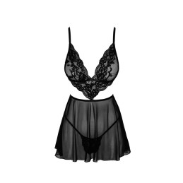 French Kiss 242 babydoll - noire S/M