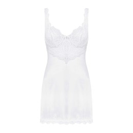 Amor Blanco Nuisette et string - Blanc S/M