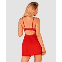 Amor Cherris Nuisette et string - Rouge S/M