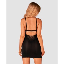 Maderris nuisette et String - Noire XS/S