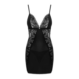 Maderris nuisette et String - Noire XS/S