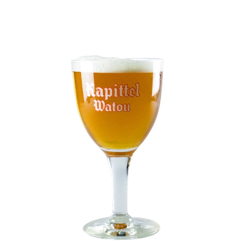 verre Kapittel 25 cl calice translucide avec logotype de la bière Kapittel