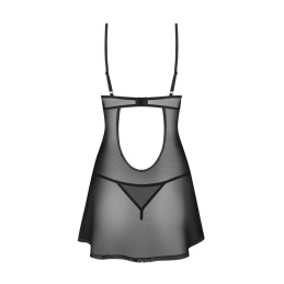 Euridia Nuisette et string - Noirs XS/S - Obsessive Freedom - Lingerie Femme