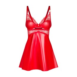 Aliosa nuisette et string - Rouges XXL/XXXL