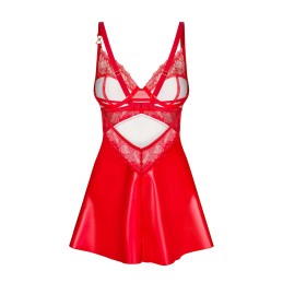 Aliosa nuisette et string - Rouges XXL/XXXL