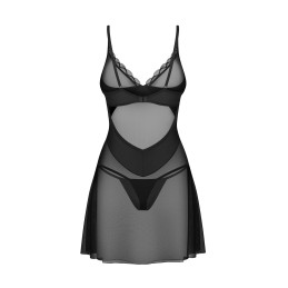 Stelisa nuisette et string - Noirs L/XL