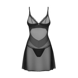 Stelisa nuisette et string - Noirs XXL/XXXL