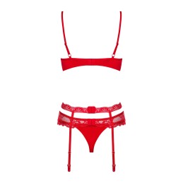 Heartina Ensemble 3 pcs - Rouge L/XL