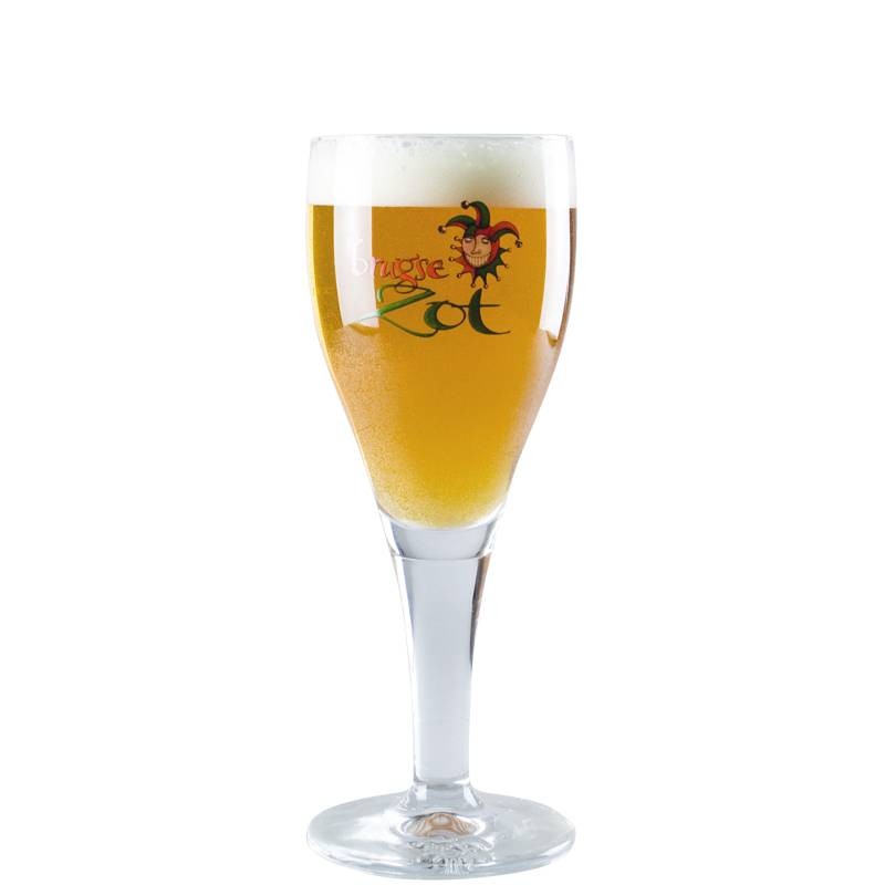 Verre à bière Brugse Zot 25 cl ou 33 cl, idéal pour les amateurs de bière artisanale