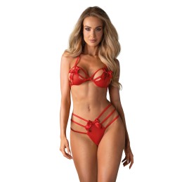 Giftella Ensemble 2 pcs - Rouge L/XL - Obsessive - Lingerie Femme
