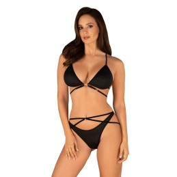 Cobra Nive Ensemble 2 pcs - Noir S/M - Obsessive - Lingerie Femme