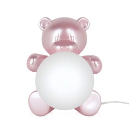 Lampe ours en peluche rose pour décoration d’intérieur enfant