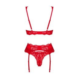 Amor Cherris ensemble 3 piéces - Rouge S/M