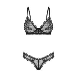 Perisia ensemble 2 piéces - Noir M/L - Obsessive Exquisite - Lingerie Femme