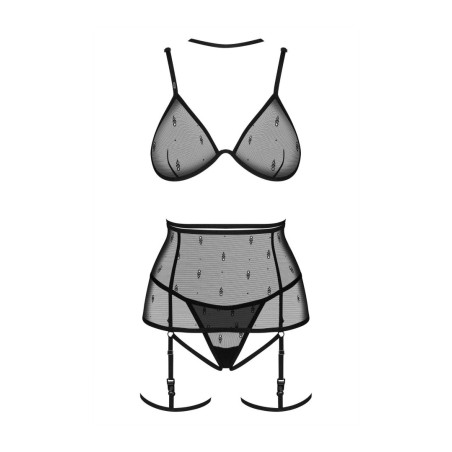 Anniverse special ensemble 4 piéces - Noir XXL/XXXL - Obsessive Freedom - Lingerie Femme