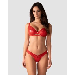 Aliosa ensemble 2 piéces - Rouge L/XL - Obsessive - Lingerie Femme