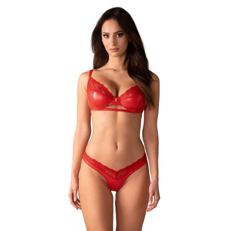 Aliosa ensemble 2 piéces - Rouge XXL/XXXL - Obsessive - Lingerie Femme