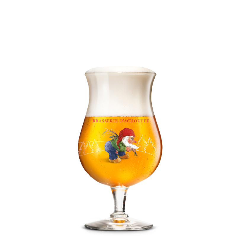 Verre à bière La Chouffe 25 cl idéal pour savourer des bières belges