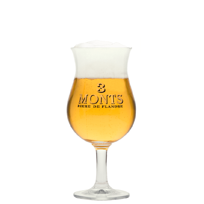 Verre à bière 3 Monts 25 cl