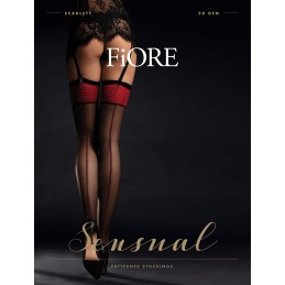 Scarlett Bas 20 DEN - Noir T4 - Fiore - Lingerie Femme