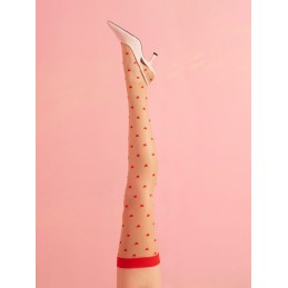 Love booster Bas 15 DEN - Rouge et poudre T2 - Fiore - Lingerie Femme